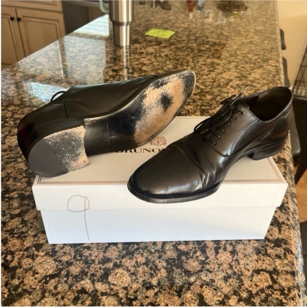 Bruno Magli Classic Black Oxfords